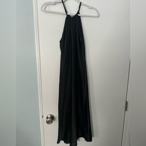 Bebe Classic Black Satin Dress